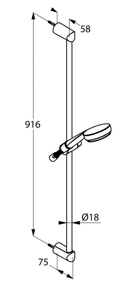 Душевая стойка Kludi Logo 3S (6839005-00) - 2