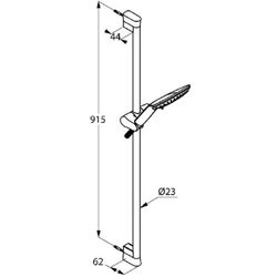 Душевой гарнитур Kludi Fizz 3S 6774087-00 (Black Matt/Chrome) Thumb