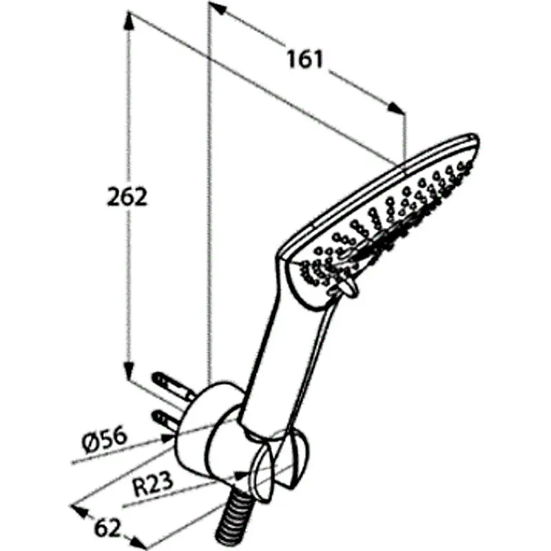 Душевой гарнитур Kludi Fizz 3S 6775087 (Black Matt/Chrome) - 2