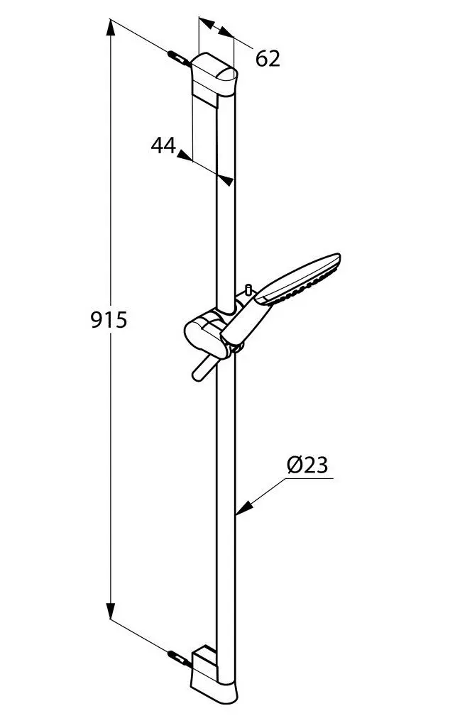 Душевой гарнитур Kludi Freshline 1S (6784005-00) - 3