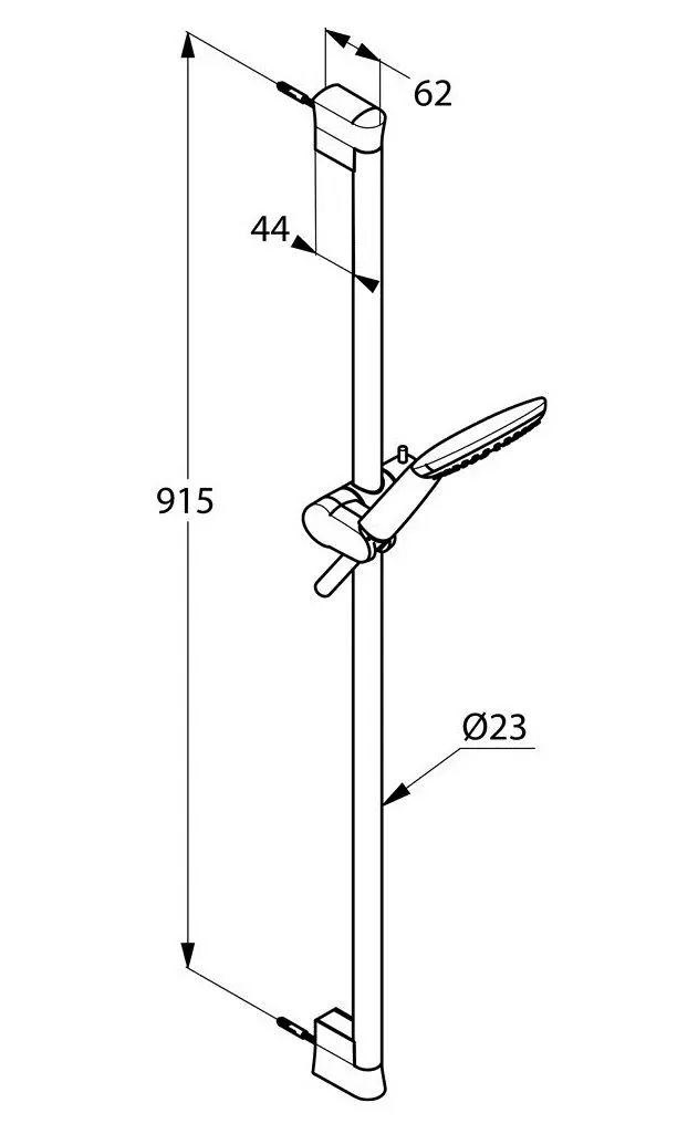 Set de dus Kludi Freshline 3S (6794005-00) - 4