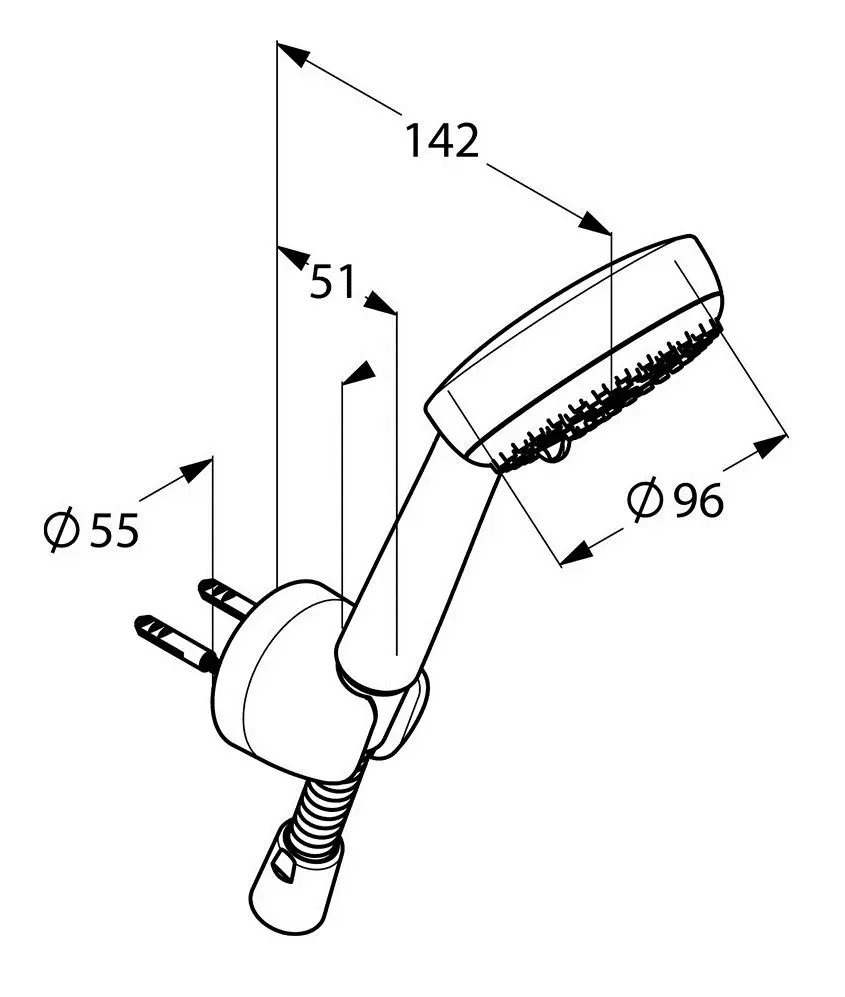 Душевой гарнитур Kludi Logo 3S (6803005-00) - 3