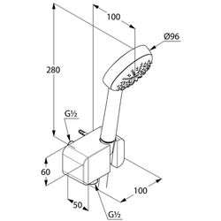 Душевой комплект Kludi Logo 6867005-00 (Chrome) Thumb