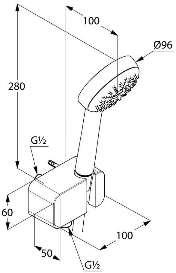 Душевой комплект Kludi Logo 6867005-00 (Chrome) - 3
