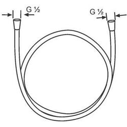 Душевой шланг Kludi Suparaflex 6107139 (Black Matt) Thumb