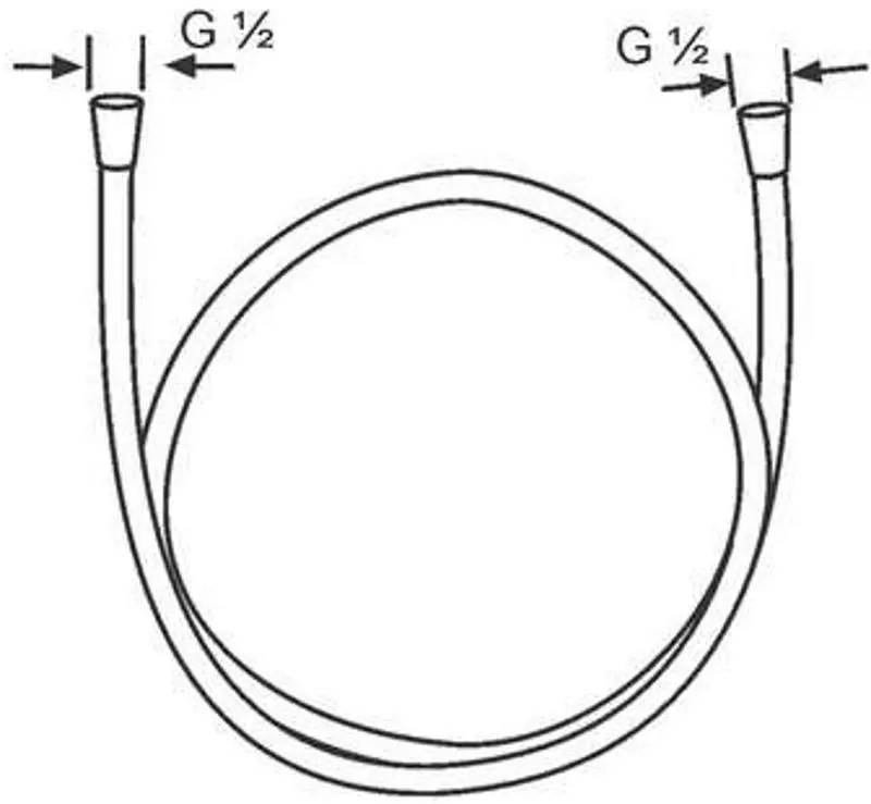 Душевой шланг Kludi Suparaflex 6107139 (Black Matt) - 2