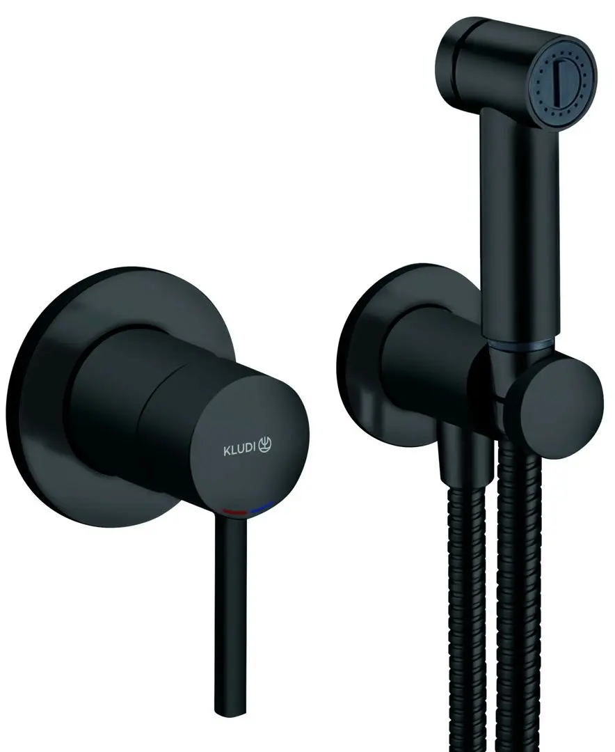 Гигиенический душ Kludi Bozz 389983976 (Black Matt)