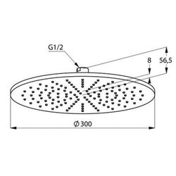 Dus superior Kludi A-QA (6433005-00) Thumb