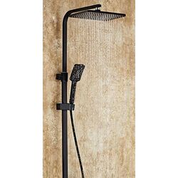 Душевой гарнитур Mat|eco Inox Cubo (Black) Thumb