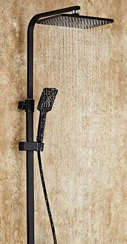 Душевой гарнитур Mat|eco Inox Cubo (Black)