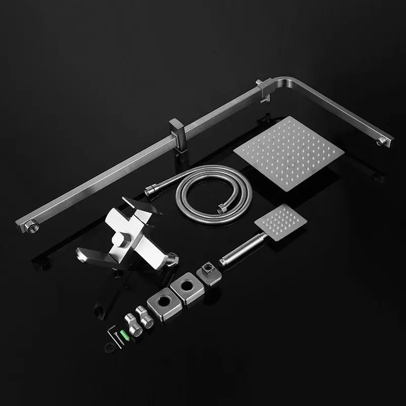 Set de dus Mat|eco Inox Cubo (Inox)