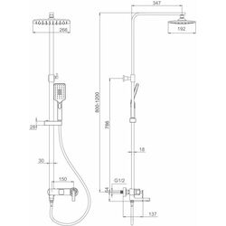 Set de dus Mat|eco Moderno (Black/Chrome) Thumb