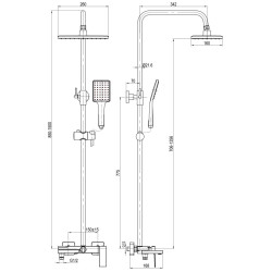 Set de dus Mat|eco Pixel (Dark Grey) Thumb