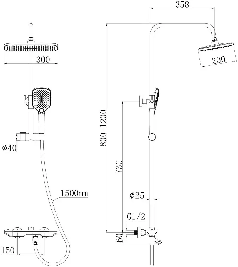 Set de dus Mat|eco Preston (Gold)