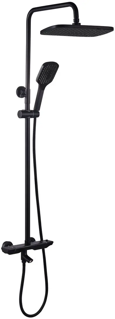 Душевой гарнитур Mat|eco Preston (Matte Black)