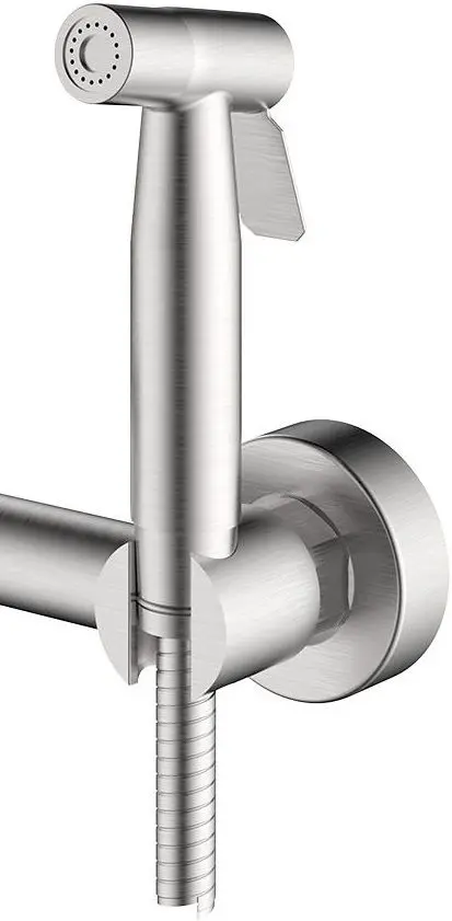 Baterie cu dus igienic Mat|eco Yago 121B (Brushed Nickel)