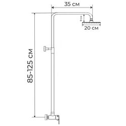 Душевой гарнитур Mixxus EKA-003-J (Inox) Thumb