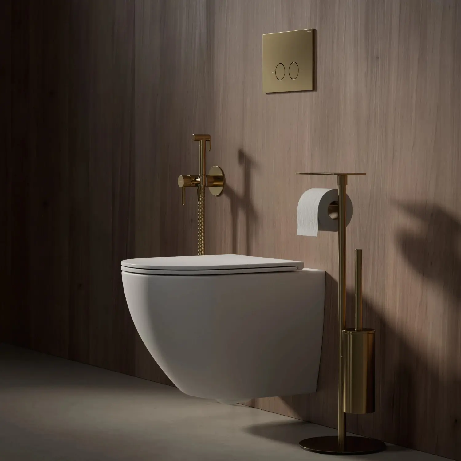 Dus igienic Omnires Y SYSYBI2BSB (Brushed Brass) - 2