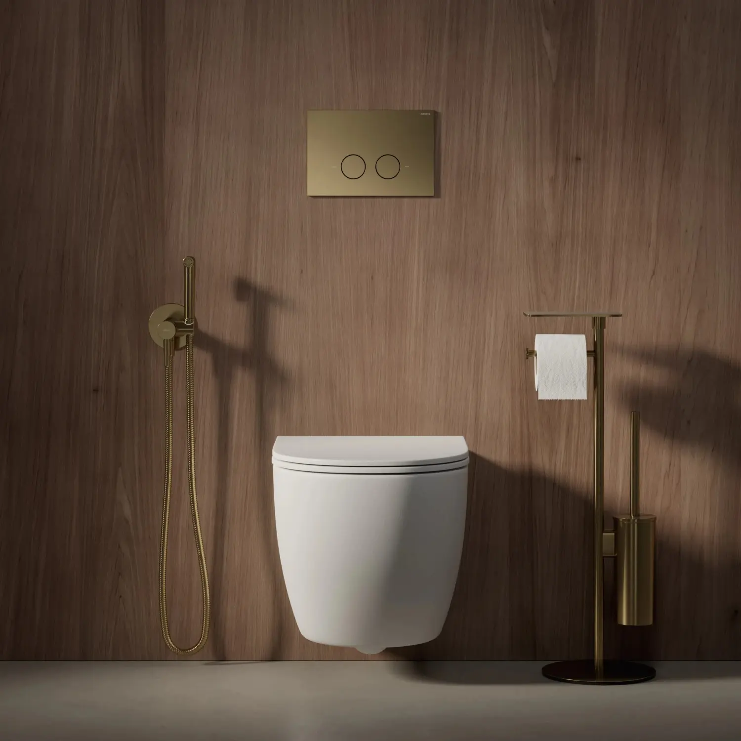 Dus igienic Omnires Y SYSYBI2BSB (Brushed Brass) - 3