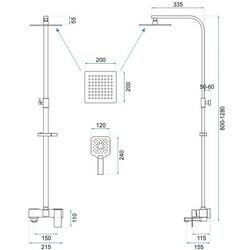 Set de dus Rea Fort P9861 (Black) Thumb