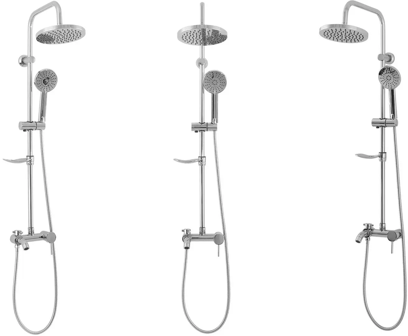 Set de dus Rea Luis P7007 (Chrome)