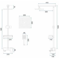 Set de dus Rea Jack P7008 (Gold) Thumb