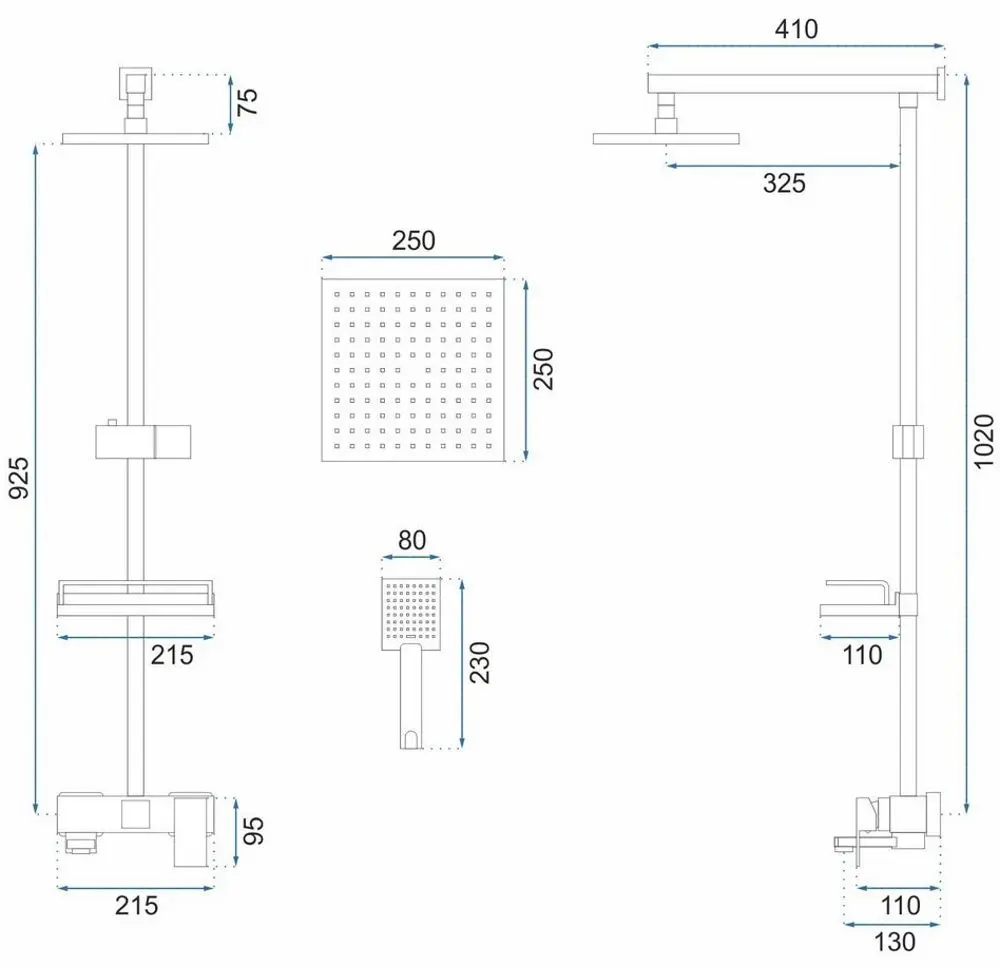 Set de dus Rea Jack P7008 (Gold)
