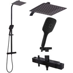 Душевой гарнитур Rea Jet P9411 (Black) Thumb