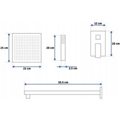 Set de dus Rea Fenix P6920 (Black) Thumb