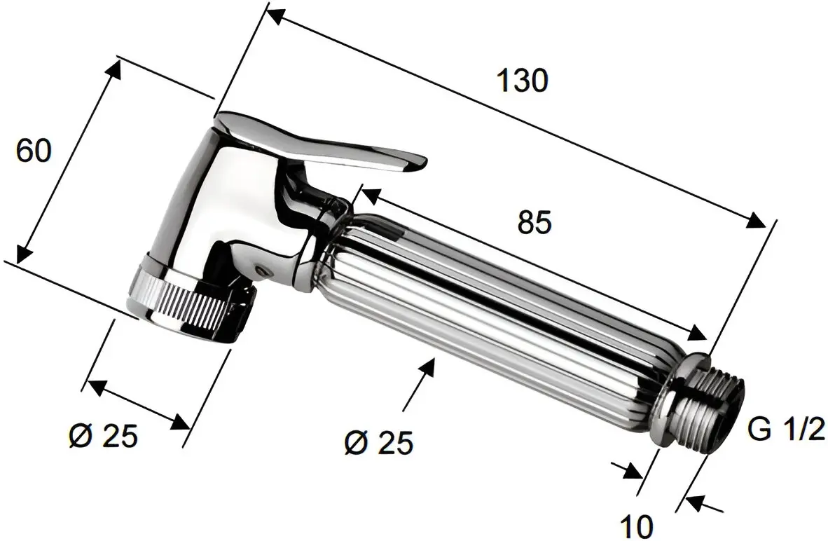 Dus igienic Remer Lux 332 OZ (Chrome)