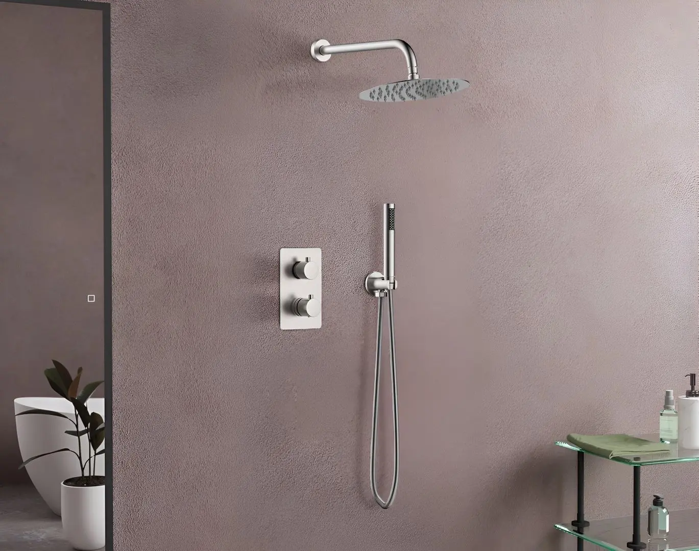 Душевой гарнитур Volle Sistema R 1585.090102 (Nickel)