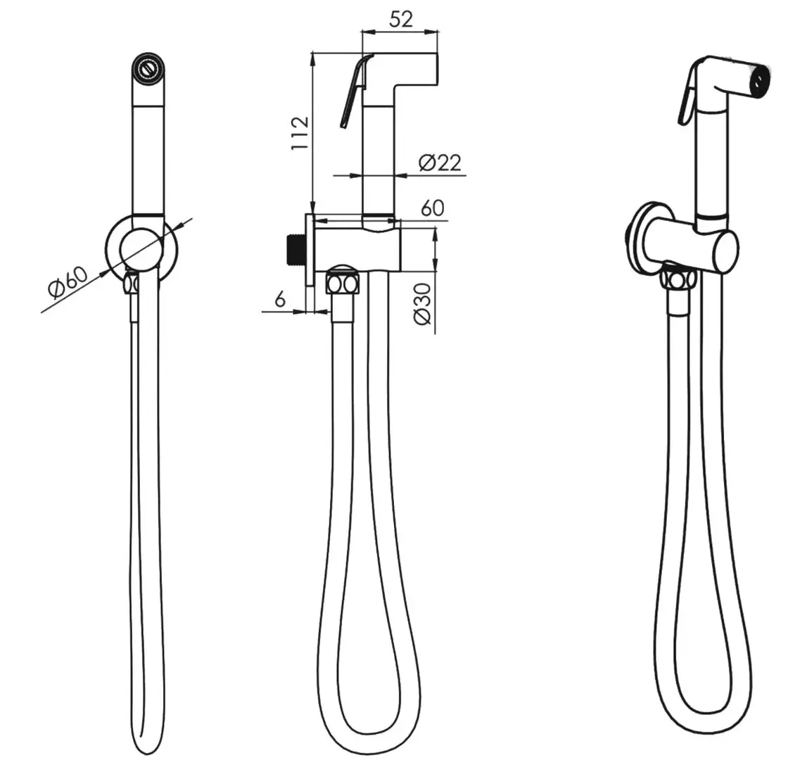 Dus igienic Volle Cascada H55 1586.190115 (Matte Gold)