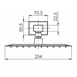 Duș de sus Volle Cascada R85 1586.180104 (Black) Thumb