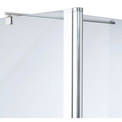 Душевая перегородка Cooke&Lewis Onega Frosted 120x195 (Chrome) Thumb