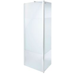 Душевая перегородка Cooke&Lewis Onega Frosted 120x195 (Chrome)