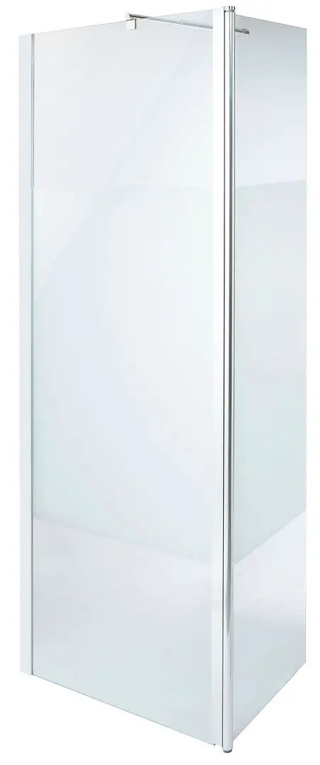 Душевая перегородка Cooke&Lewis Onega Frosted 120x195 (Chrome)