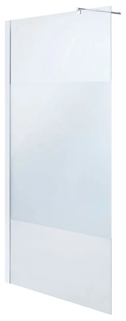 Душевая перегородка Cooke&Lewis Onega Frosted 90x195 (Chrome)