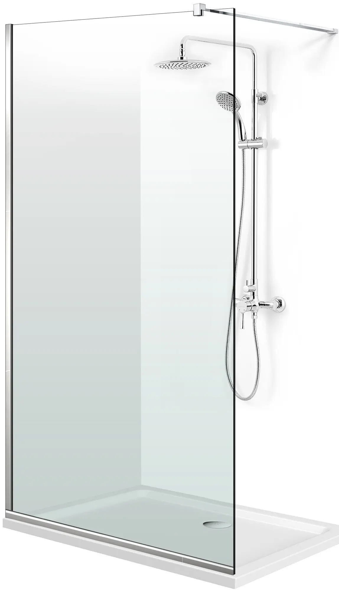 Душевая перегородка Gehler LA-8P10 120x190 (Chrome)