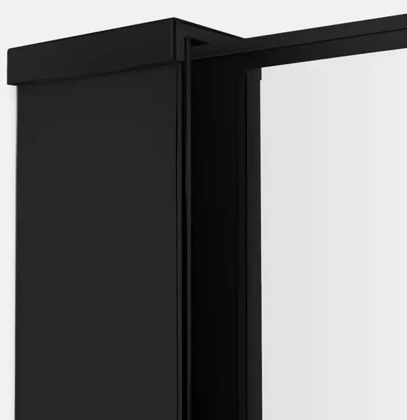 Perete de dus New Trendy Velio D-0143B 100x200 (Black) - 2