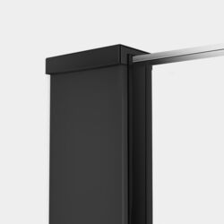 Perete de dus New Trendy Velio D-0144B 110x200 (Black) Thumb