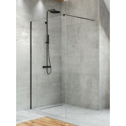 Perete de dus New Trendy Velio D-0144B 110x200 (Black)
