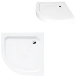 Cadita de dus Besco Alex 70x70x4 (White) Thumb