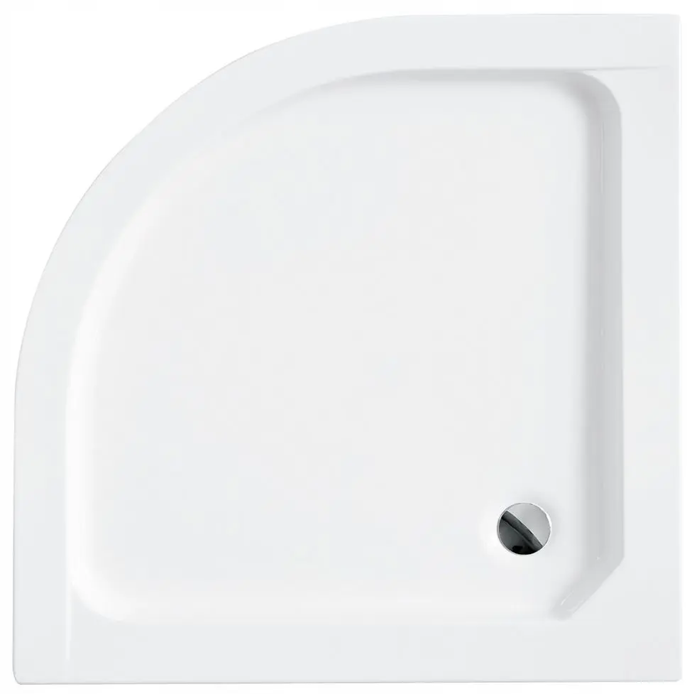 Cadita de dus Besco Alex 70x70x4 (White)