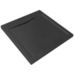 Cadita de dus Besco Axim UltraSlim Stone Effect #BAX-90-KW-C 90x90 (Black) Thumb