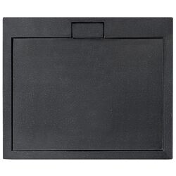 Cadita de dus Besco Axim UltraSlim Stone Effect #BAX-90-KW-C 90x90 (Black)