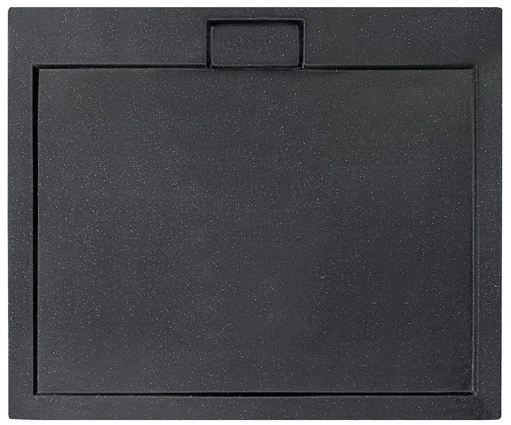 Cadita de dus Besco Axim UltraSlim Stone Effect #BAX-90-KW-C 90x90 (Black)