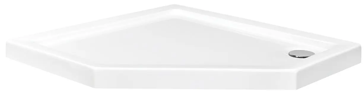 Cadita de dus Besco Bergo Slimline BAB-90-S 90x90 (White) - 2