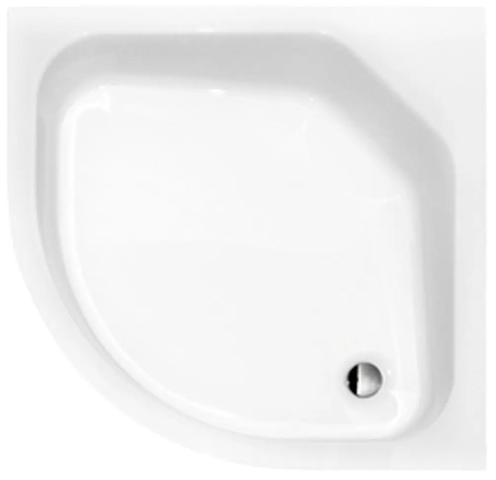Cadita de dus Besco Diper II #BAD-80-II 80x80 (White)