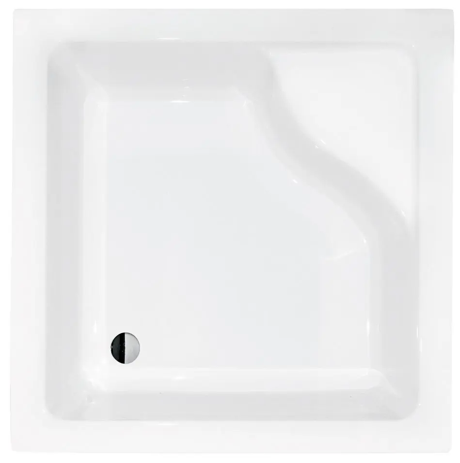 Cadita de dus Besco Igor #BAI-80 80x80 (White) - 2