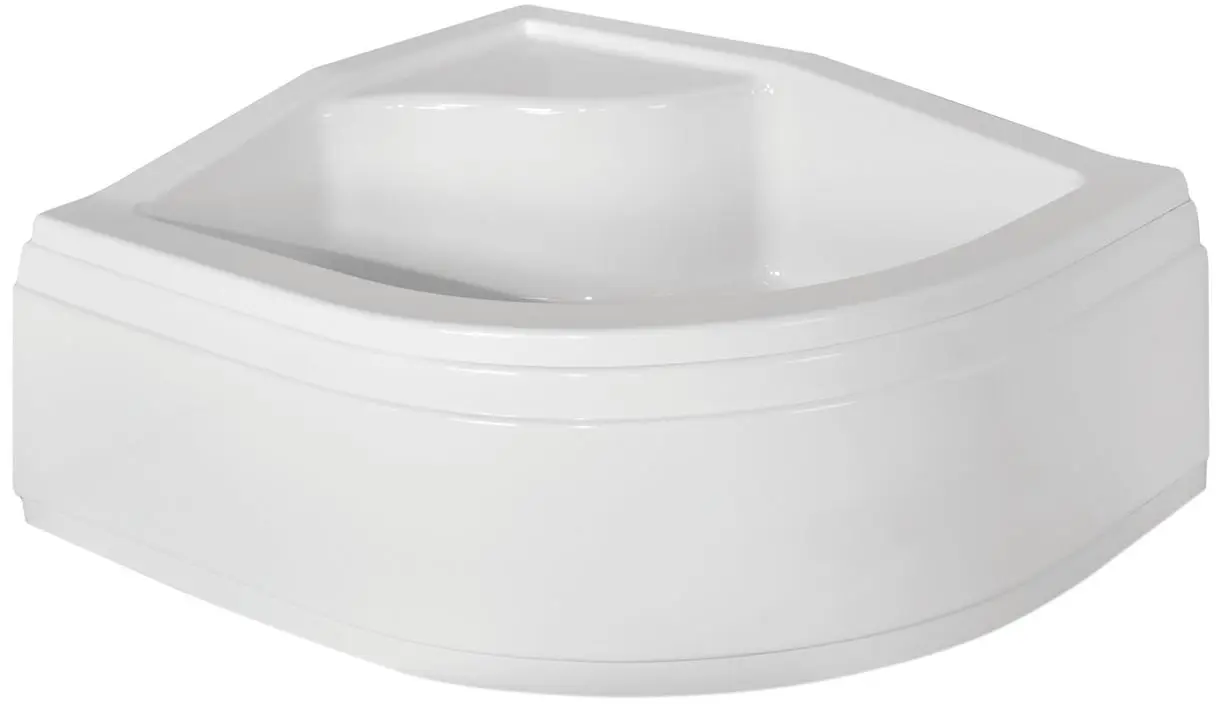 Cadita de dus Besco Maxi Left BAM-100-NL 100x80 (White)